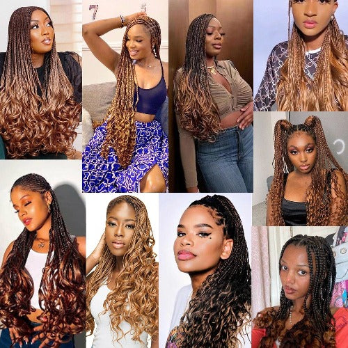 14 18 22 Inch Synthetic French Curly Crochet Braids – Misthere K. - All  rights reserved