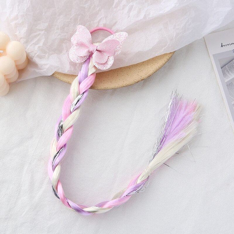 2023 New Girls butterfly Colorful Braid HeadbandMisthere K. - All rights reserved