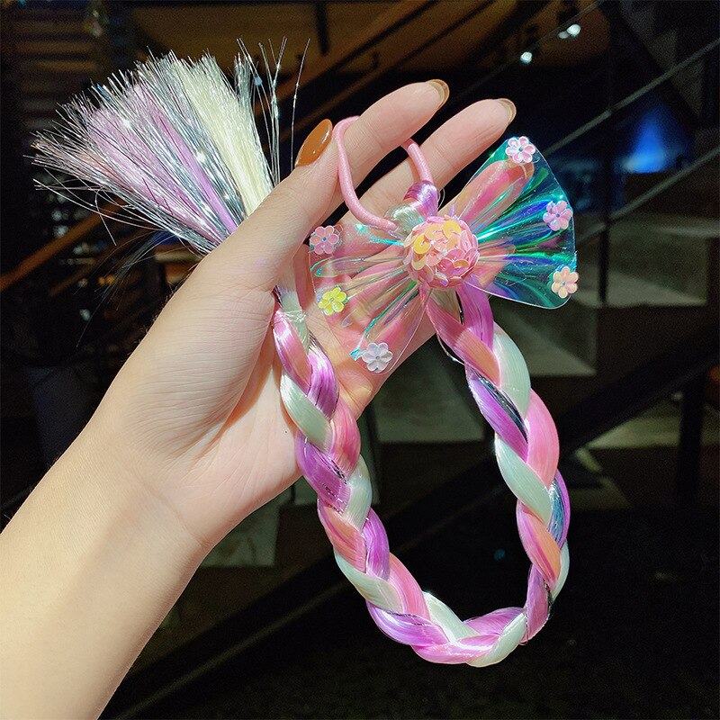 2023 New Girls butterfly Colorful Braid HeadbandMisthere K. - All rights reserved