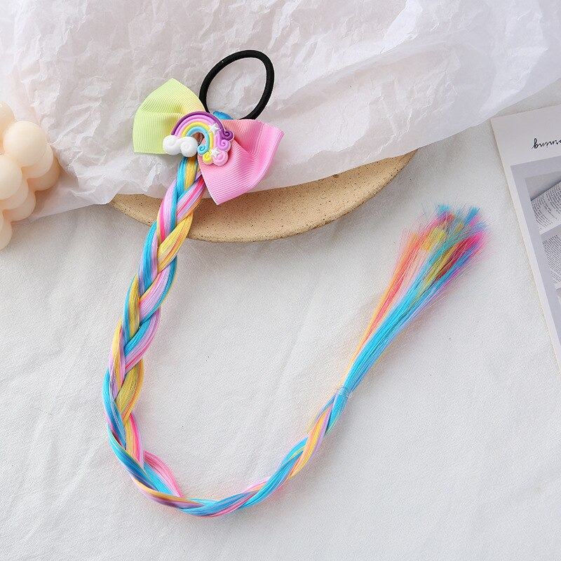 2023 New Girls butterfly Colorful Braid HeadbandMisthere K. - All rights reserved