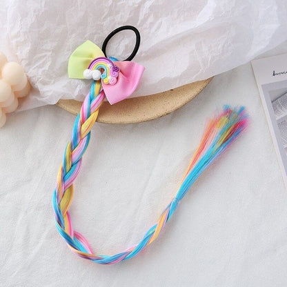 2023 New Girls butterfly Colorful Braid HeadbandMisthere K. - All rights reserved