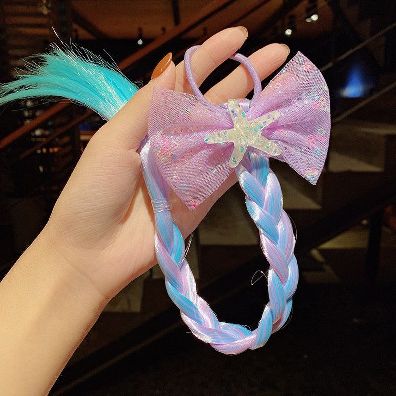 2023 New Girls butterfly Colorful Braid HeadbandMisthere K. - All rights reserved