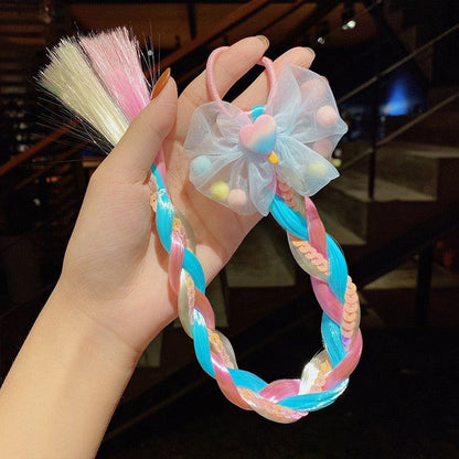 2023 New Girls butterfly Colorful Braid HeadbandMisthere K. - All rights reserved