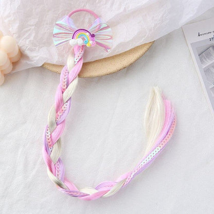 2023 New Girls butterfly Colorful Braid HeadbandMisthere K. - All rights reserved