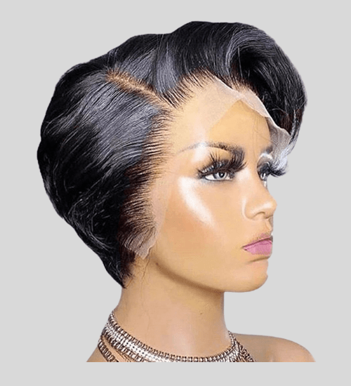 Pixie Cut Short Bob Wig Remy Brazilian Human Hair - Misthere K.