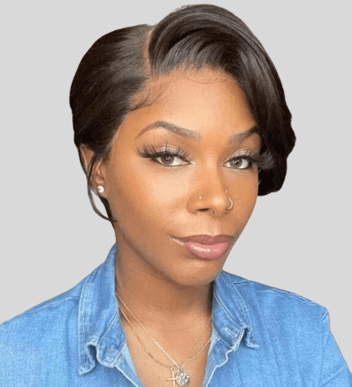 Pixie Cut Short Bob Wig Remy Brazilian Human Hair - Misthere K.