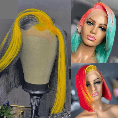 Lace Front Human Hair Wigs - Misthere K.