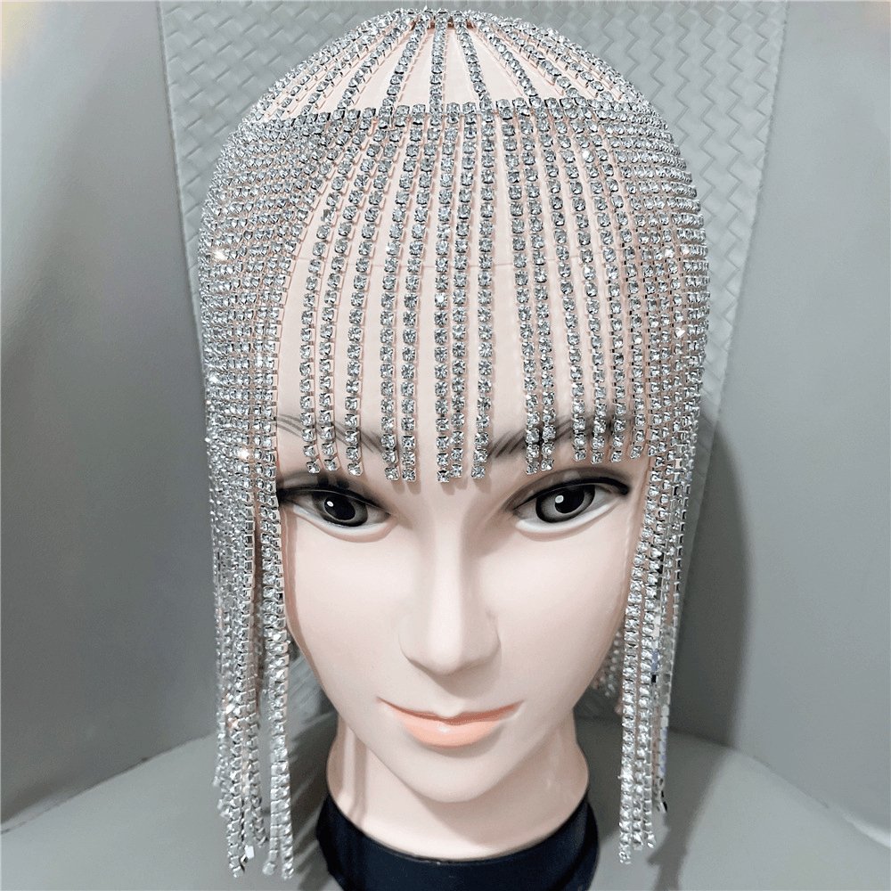 European and American Ornament Full Rhinestone Tassel WigMisthere K. - All rights reserved