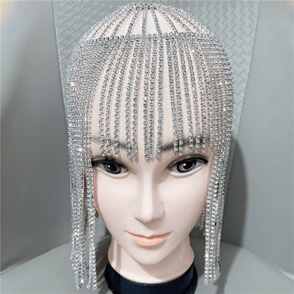 European and American Ornament Full Rhinestone Tassel WigMisthere K. - All rights reserved