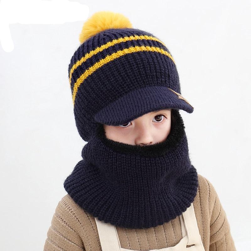 Girl and Boy t Warm Winter HatMisthere K. - All rights reserved